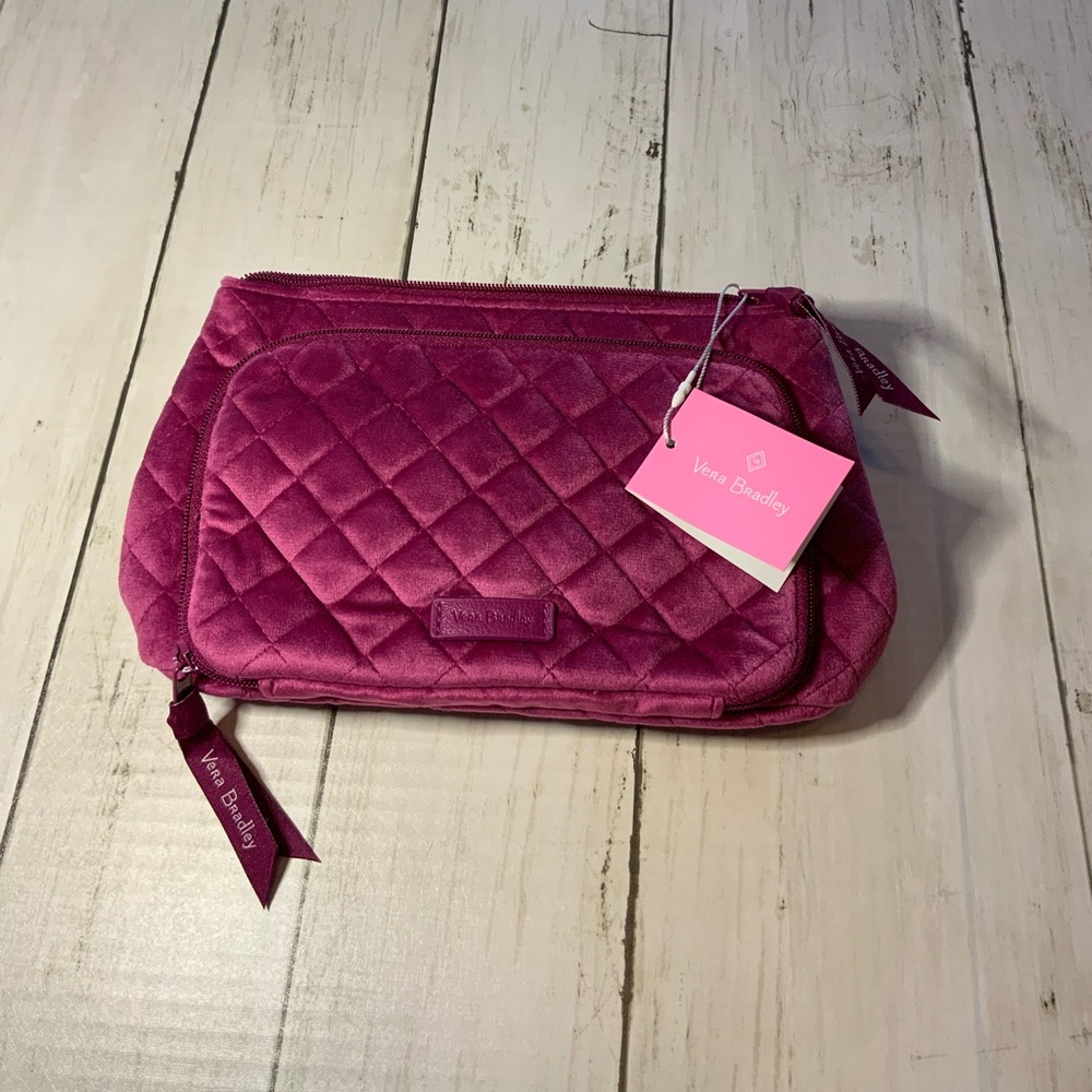 Vera Bradley Pink Cosmetic/Makeup Bag, NWT